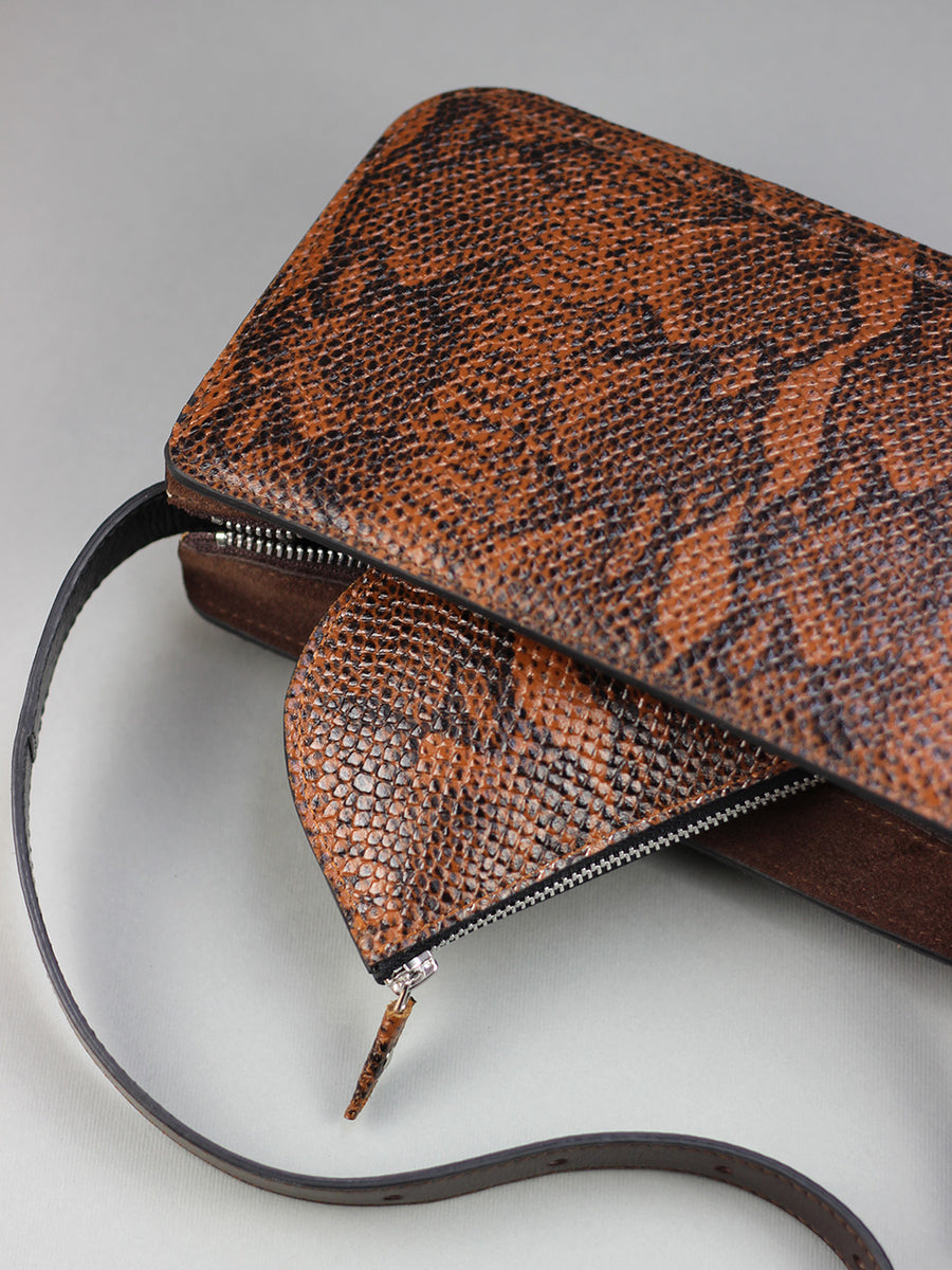 ALL IN ONE Handmade Leather Wallet Anaconda | Minimalist Design from B ...
