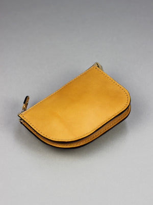 ALL IN ONE Handmade Leather Wallet Camel | Minimalist Design from Barcelona