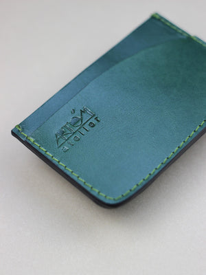 VISIT card case / green