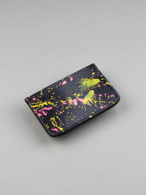 VISIT card case / rainbow splash